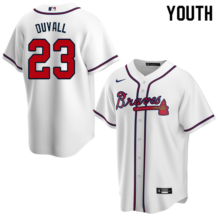 Nike Youth #23 Adam Duvall Atlanta Braves Baseball Jerseys Sale-White